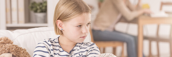 Girl at family home