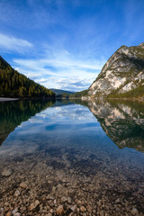 Fototapeta premium lago di Braies