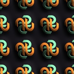 3D render  plastic background tile