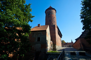 Gotycki zamek XIV-wieczny. Jego najsławniejszym lokatorem był Mikołaj Kopernik, Olsztyn, Polska  © 123108 Aneta