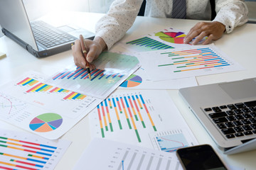 Office work for business teamwork staff