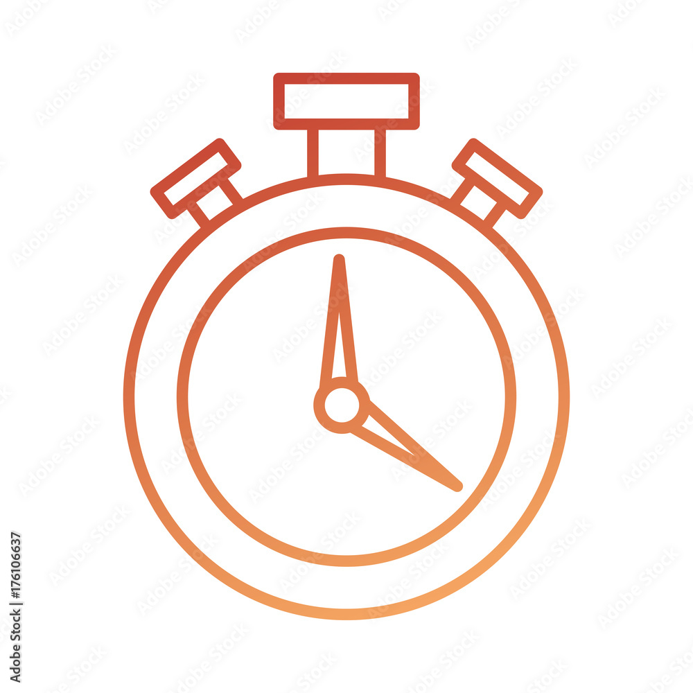 Poster logistic delivery chronometer timer hour speed