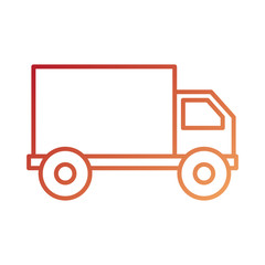 truck icon delivery van service transport business