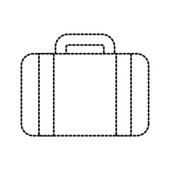 travel suitcase luggage vacation tourism icon