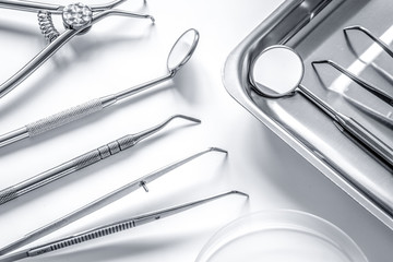 preparation of dental instruments before work