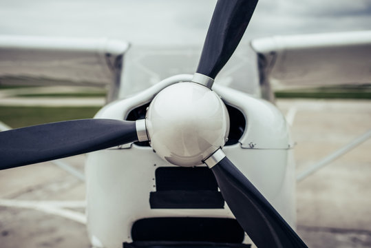 Small private airplane