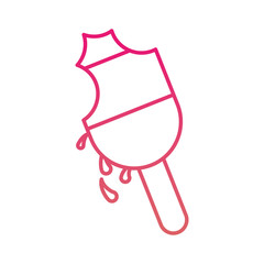 ice cream lollipop dessert on wooden stick