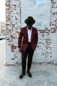 Front portrait of a young dapper man