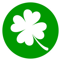 clover green circle icon