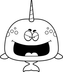 Evil Cartoon Narwhal © corythoman