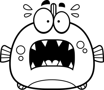 recommend clip art: Scared Little Piranha