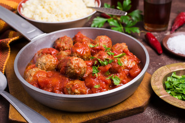 Traditional spicy meatballs