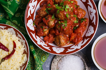 Traditional spicy meatballs