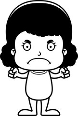 Cartoon Angry Girl Swimsuit