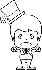Cartoon Angry Irish Boy