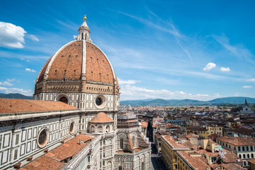 Fototapeta na wymiar Aerial View of Florence, Italy