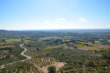 Fototapeta premium Vallée des Baux-de-Provence