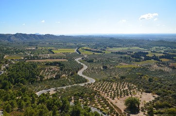 Fototapeta na wymiar Vallée des Baux-de-Provence