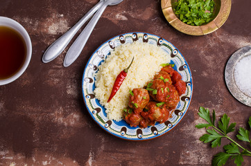 Traditional spicy meatballs