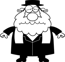 Sad Cartoon Rabbi