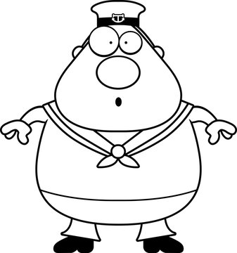 cartoon sailor surprised expression clip art preview