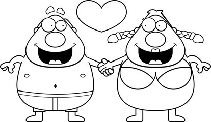 Cartoon Swimsuit Couple