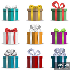 Gifts. Box. Festive packaging. New Year's and Christmas. Recreation