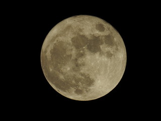 Mond Nacht mittig