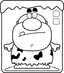 Cartoon Caveman Frozen