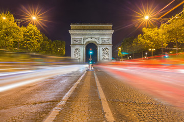 Arc de triomphe in Paris France