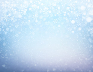 Festive iced winter background