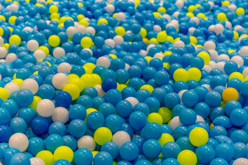Colorful Ball Pit for Children at a Playground