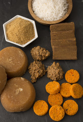 
panela and coconut candy