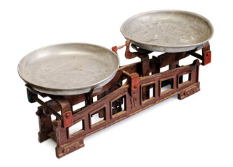 Old weight scales