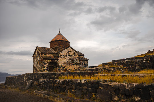 Monastery of Sevanavank and surroundings in Armenia