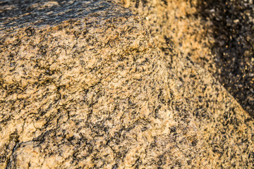 Big rock on isolated white background and wallpaper