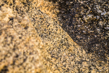 Big rock on isolated white background and wallpaper