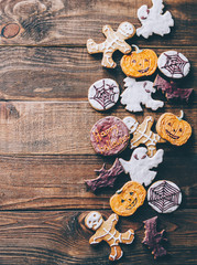 Halloween Cookies On Table