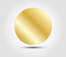 Gold button empty