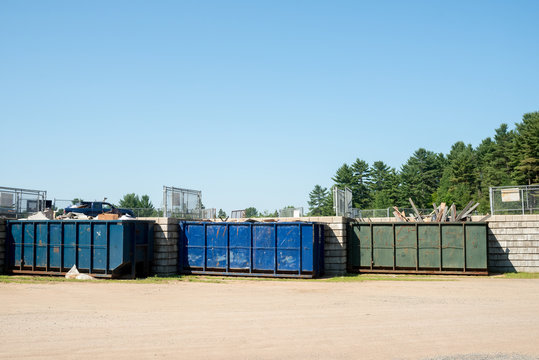 Small Garbage Dump with Sorting Bins
