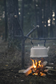 Closeup of the kettle