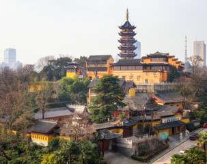 Jiming Tempel Nanjing China