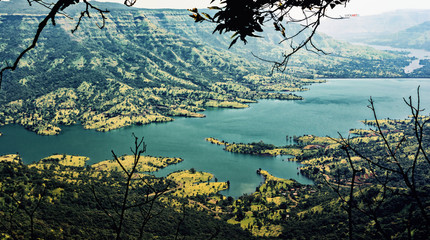 A beautiful view near the old shiva temple in Mahabaleshwar. The temple alone is around 5000 years...
