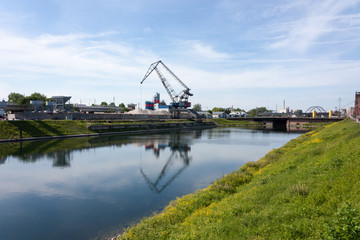 Fototapeta premium Hafenbecken Mannheim
