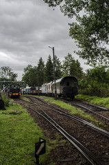 lokomotywa, pociąg, wagon, stacja  © wedrownik52