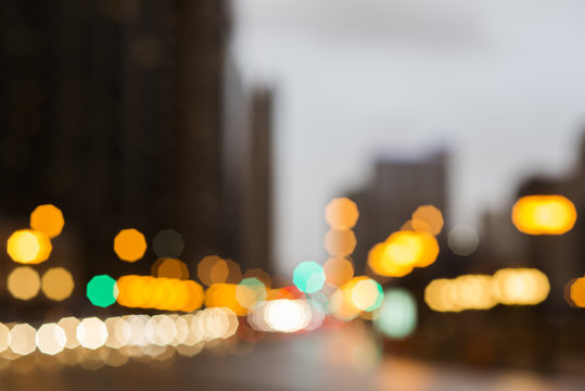 defocused lights