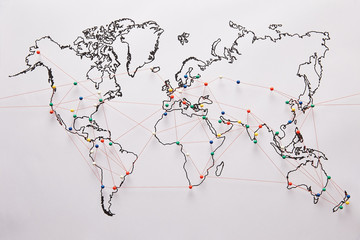 Most popular flight paths