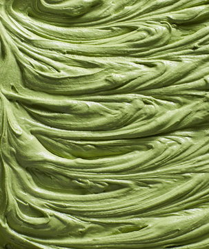 Green Tea Matcha infused frosting swirls