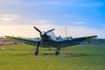 Plane wait for flight at airport