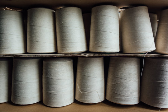 Silk rolls ready for shipping